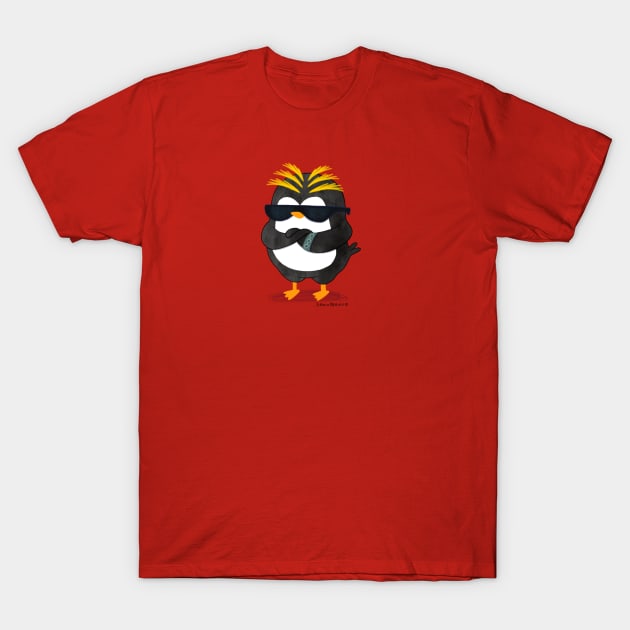 Sid the Rockhopper Penguin T-Shirt by thepenguinsfamily